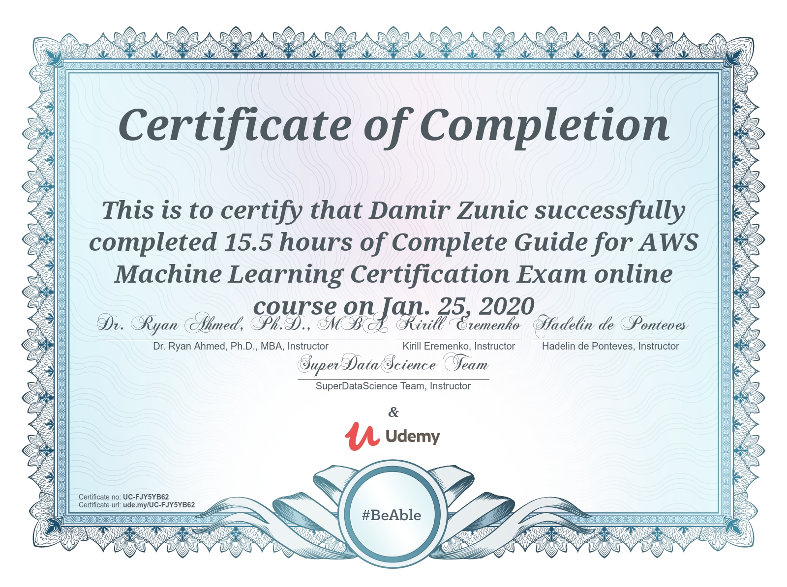 Complete Guide for AWS Machine Learning Certification Exam